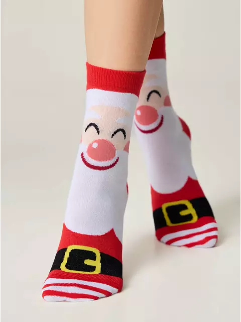 Новогодние женские носки conte new year 632 красный, , 36-39 (23-25), CONTE ELEGANT, - 1