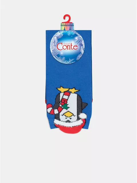 Женские новогодние носки conte new year 631 синий, 19С-86СП, 36-39 (23-25), CONTE ELEGANT,  - 9