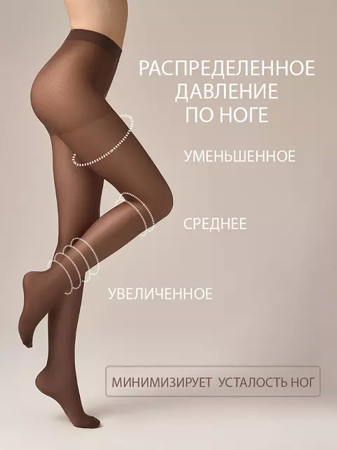 Колготки женские omsa attiva 40 caramello, ATTIVA 40, 5, OMSA,  - 4