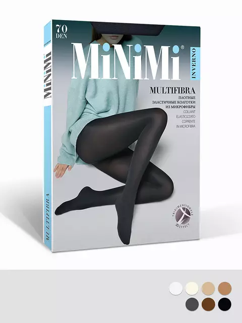 Колготки женские minimi multifibra 70 3d daino, MULTIFIBRA 70 3D, 2, MINIMI,  - 2