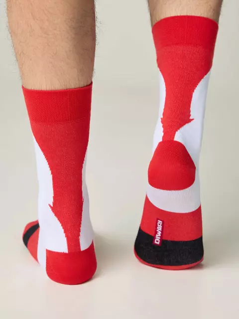 Носки мужские diwari new year 632 красный, 21С-71СП, 42-45 (27-29), DIWARI,  - 2