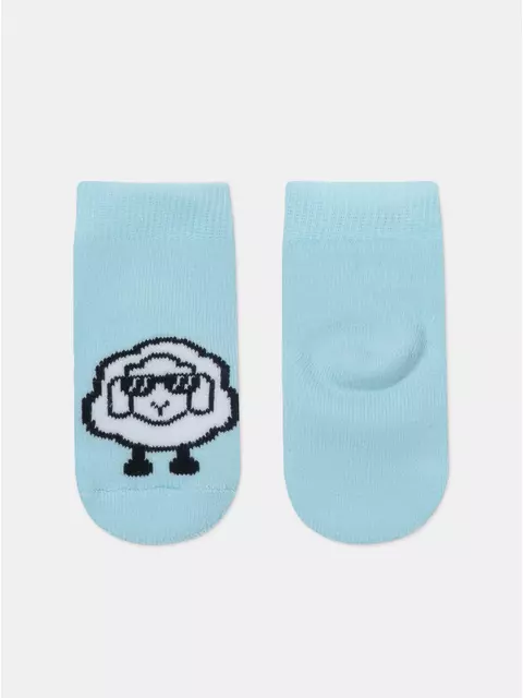 Махровые носки для малышей sof-tiki 640 бледно-бирюзовый, 7С-46СП, 8, CONTE-KIDS,  - 2