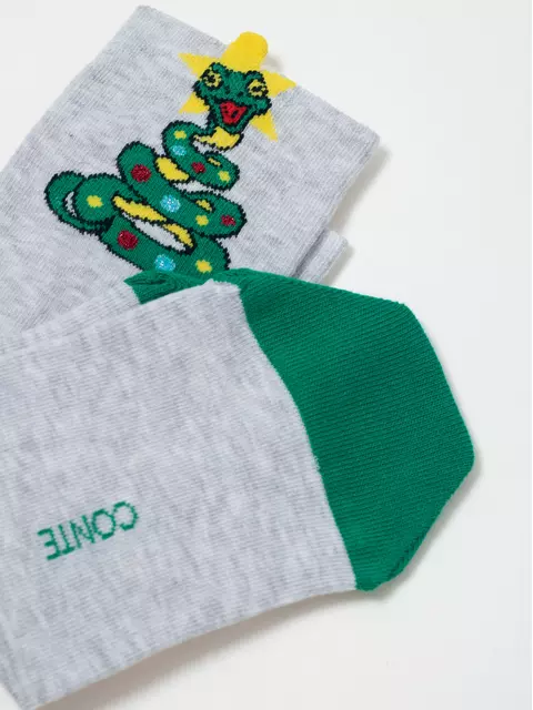 Носки женские new year 630 светло-серый, 19С-86СП, 36-39 (23-25), CONTE ELEGANT,  - 6