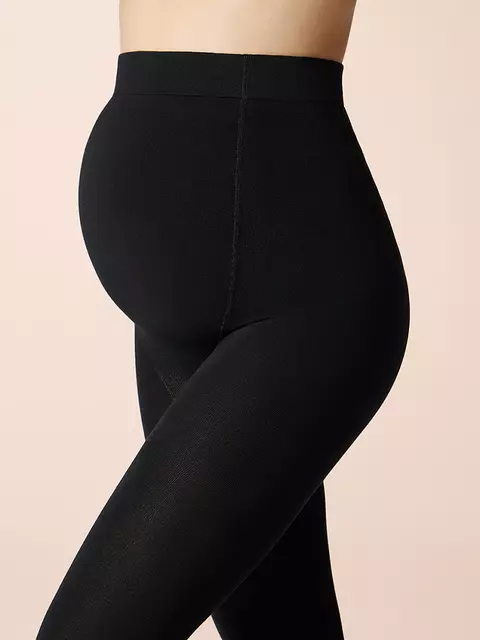 Колготки для беременных из хлопка миними donna cotone 160 den nero, DONNA COTONE 160 (для беременных), 3, MINIMI,  - 4