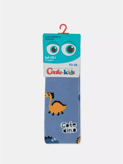 Колготки детские conte-kids sof-tiki (махровые внутри) 656 джинс, 7С-38СП, 104-110 (16), CONTE-KIDS,  - 7