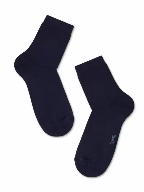 Хлопковые женские носки conte classic 000 темно-синий, 7С-22СП, 38-39 (25), CONTE ELEGANT,  - 2
