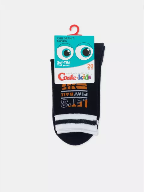 Теплые носки для мальчика с махровой стопой conte-kids 756 темно-синий, 24С-69СП, 22, CONTE-KIDS,  - 7