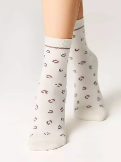 Женские носки с махровой стопой esli perfect 569 молочный, 23С-86СПЕ, 36-39 (23-25), ESLI,  - 2