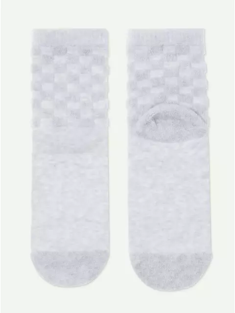 Женские махровые носки conte comfort с объемными рисунками 550 светло-серый, 23С-17СП, 36-37 (23), CONTE ELEGANT,  - 5