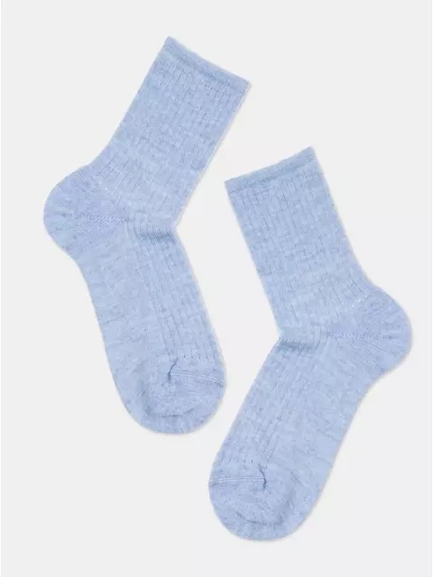 Носки женские (удлиненные) esli 625 голубой, 24С-96СПЕ, 36-39 (23-25), ESLI,  - 4