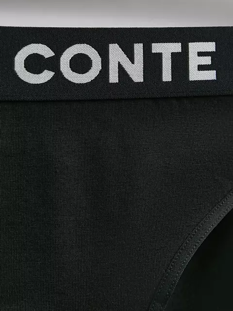 Трусы женские «бикини» со средней линии талии comfy line lb 2993 black-silver, 24С-3038ТСП, 94/S, CONTE ELEGANT,  - 5