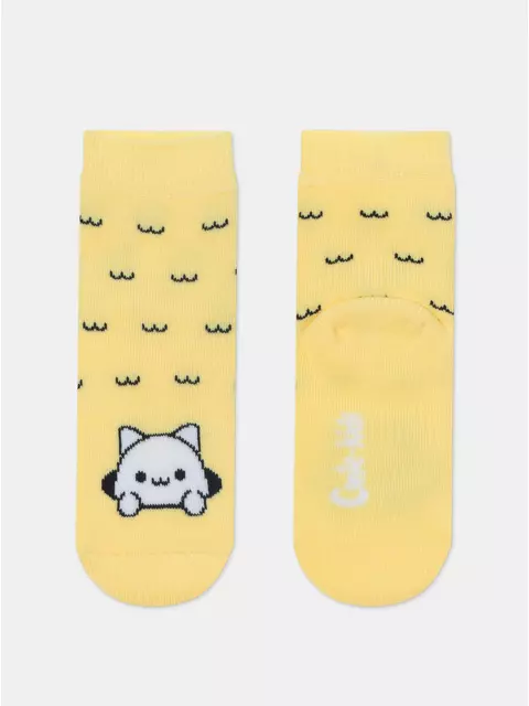 Махровые носки для малышей sof-tiki 525 желтый, 7С-46СП, 12, CONTE-KIDS,  - 5