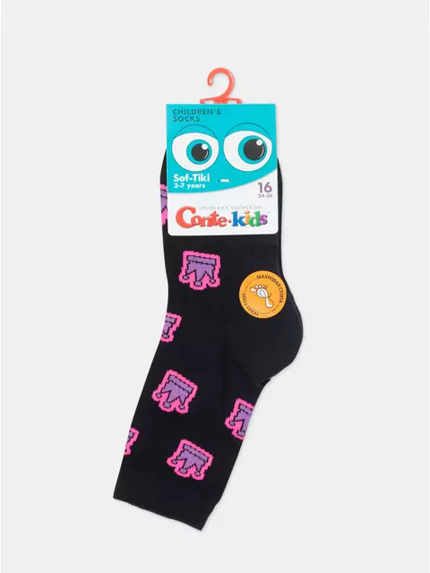 Носки детские (махровая стопа) sof-tiki 763 черный, 24С-69СП, 18, CONTE-KIDS,  - 7