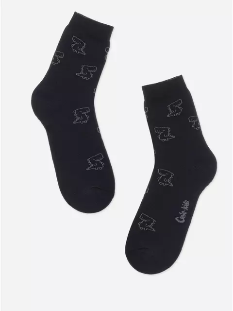 Махровые детские носки sof-tiki 766 черный, 21С-13СП, 20, CONTE-KIDS,  - 3