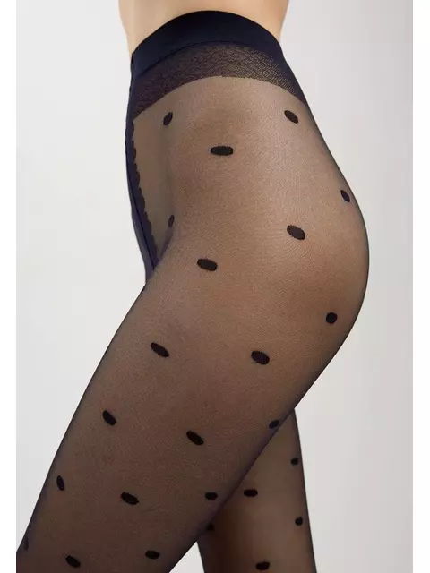 Колготки женские в горошек conte desire marino, 18С-107СП, 2, CONTE ELEGANT,  - 3