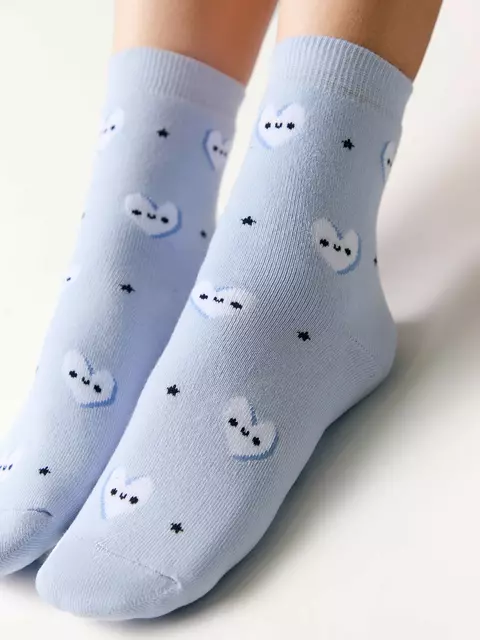 Детские махровые носки conte-kids sof-tiki 757 бледно-фиолетовый, 21С-13СП, 22, CONTE-KIDS,  - 3