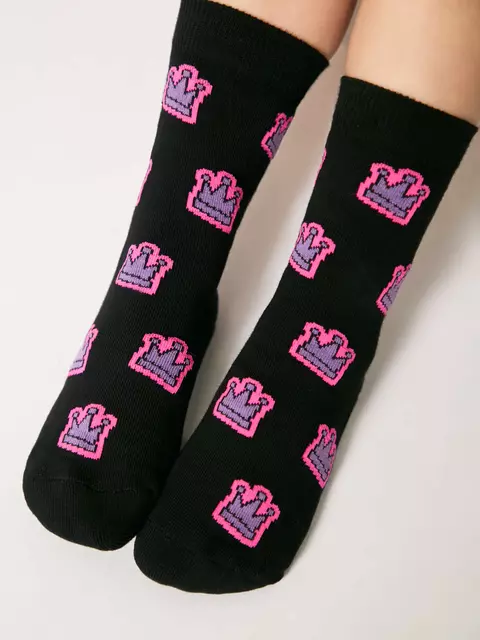 Носки детские (махровая стопа) sof-tiki 763 черный, 24С-69СП, 18, CONTE-KIDS,  - 3