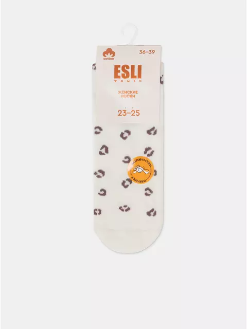 Женские носки с махровой стопой esli perfect 569 молочный, 23С-86СПЕ, 36-39 (23-25), ESLI,  - 7