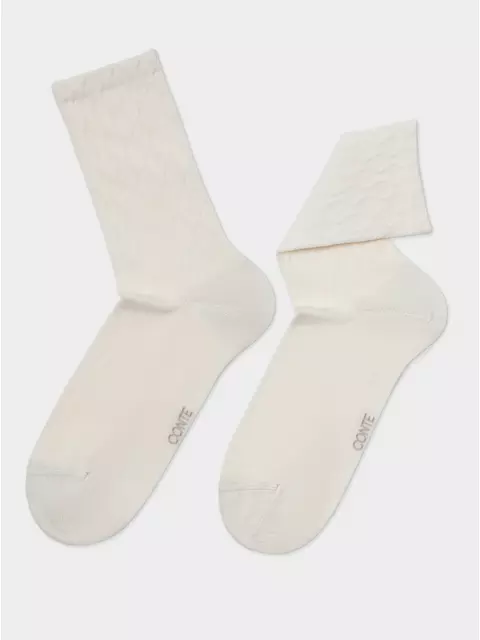 Носки женские (удлиненные) active 620 молочный, 24С-73СП, 36-38 (23-25), CONTE ELEGANT,  - 5