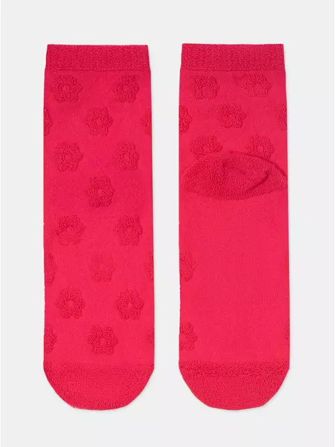 Теплые женские махровые носки из хлопка конте comfort 548 малиновый, 23С-17СП, 39-41 (25-27), CONTE ELEGANT,  - 4