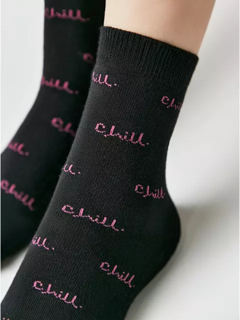 Носки женские с махровой стопой perfect 568 черный, 23С-86СПЕ, 36-39 (23-25), ESLI,  - 4