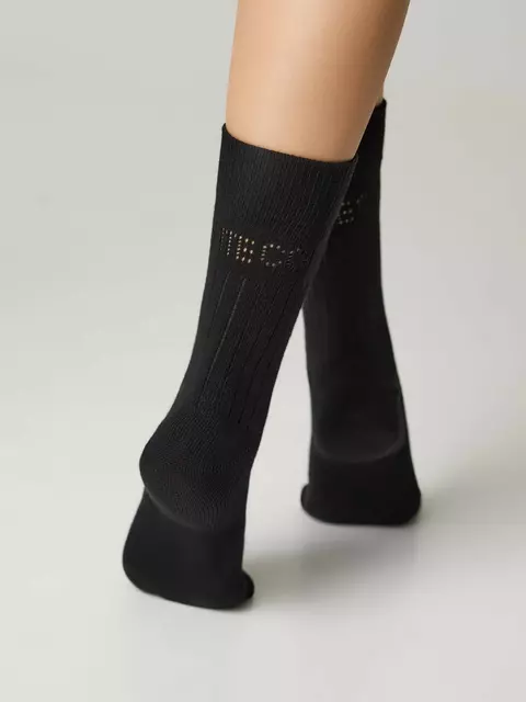 Удлиненные женские носки conte active 624 черный, 22С-27СП, 39-41 (25-27), CONTE ELEGANT,  - 3