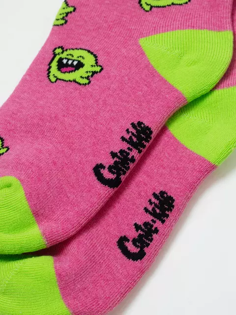 Теплые колготки sof-tiki (махровые внутри) с рисунками 644 розовый, 7С-38СП, 92-98 (14), CONTE-KIDS,  - 5