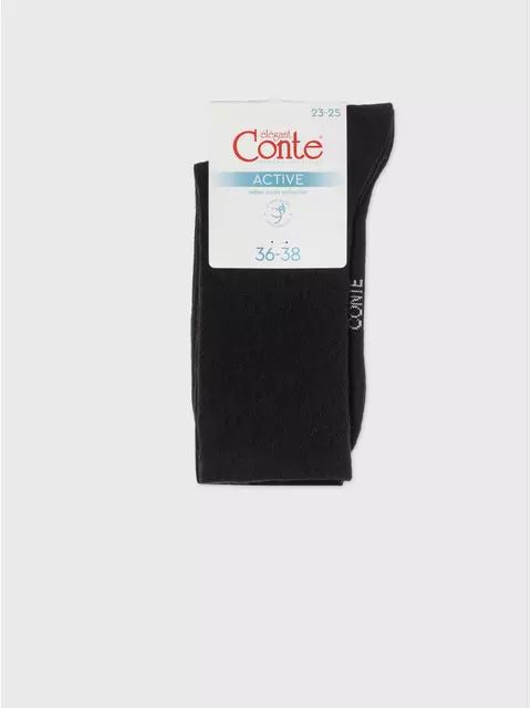 Носки хлопковые (удлиненные) active 620 черный, 24С-73СП, 36-38 (23-25), CONTE ELEGANT,  - 6