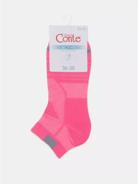 Носки женские (короткие) conte active 633 розовый, 24С-97СП, 39-41 (25-27), CONTE ELEGANT,  - 5