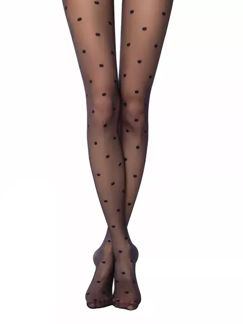Колготки женские в горошек conte desire marino, 18С-107СП, 2, CONTE ELEGANT,  - 5
