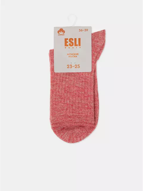 Носки женские (удлиненные) esli 625 красный, 24С-96СПЕ, 36-39 (23-25), ESLI,  - 7
