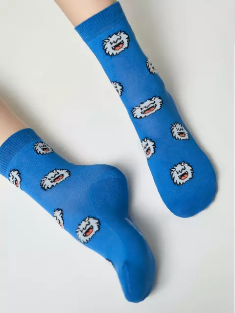 Детские носки (махровая стопа) sof-tiki 767 синий, , 18, CONTE-KIDS, - 1