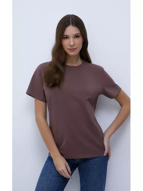 Футболка женская omsa omt_d1201 cappuccino, SNL-513826, 48 (L), OMSA,  - 4