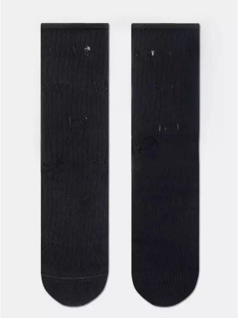 Женские ажурные носки (без резинки) classic 628 черный, 24С-99СП, 36-38 (23-25), CONTE ELEGANT,  - 5