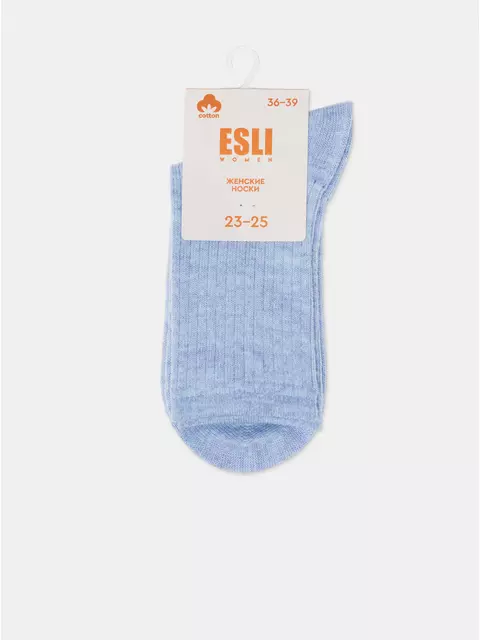 Носки женские (удлиненные) esli 625 голубой, 24С-96СПЕ, 36-39 (23-25), ESLI,  - 5