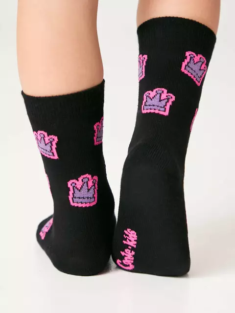 Носки детские (махровая стопа) sof-tiki 763 черный, 24С-69СП, 18, CONTE-KIDS,  - 2