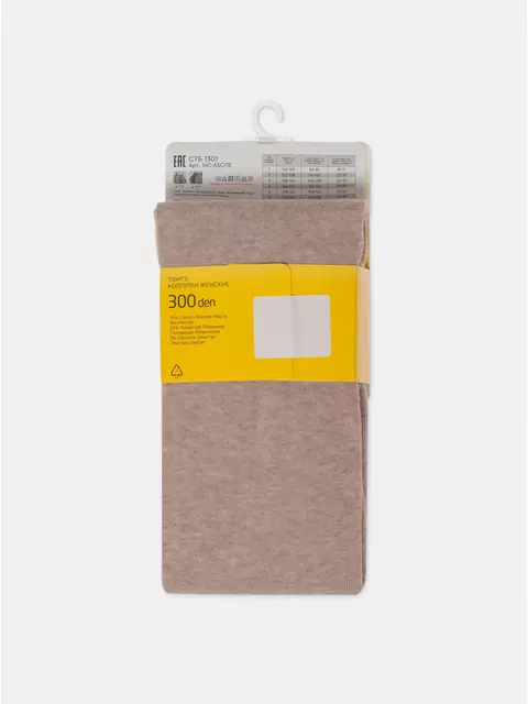 Теплые женские колготки estera 300 beige, 14С-65СПЕ, 2, ESLI,  - 7
