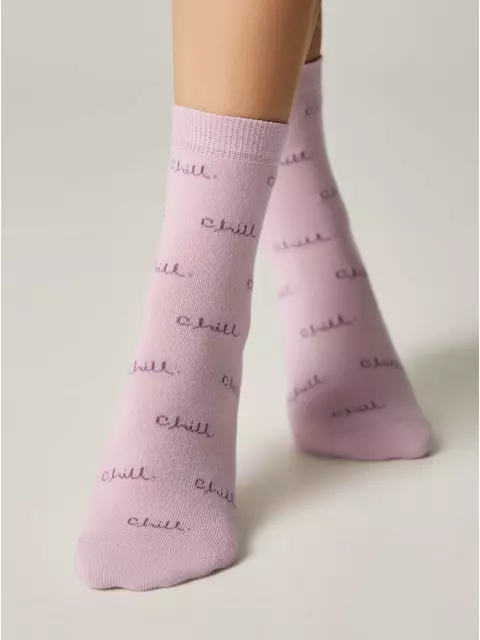 Женские носки с махровой стопой esli perfect 568 пепельно-розовый, 23С-86СПЕ, 36-39 (23-25), ESLI,  - 2