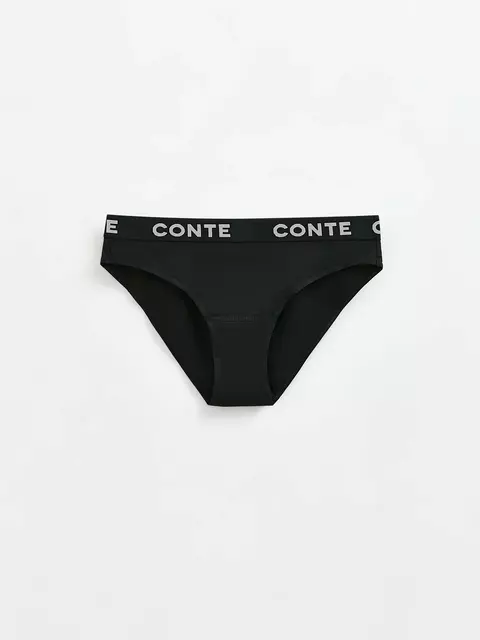 Трусы женские «бикини» со средней линии талии comfy line lb 2993 black-silver, 24С-3038ТСП, 94/S, CONTE ELEGANT,  - 6