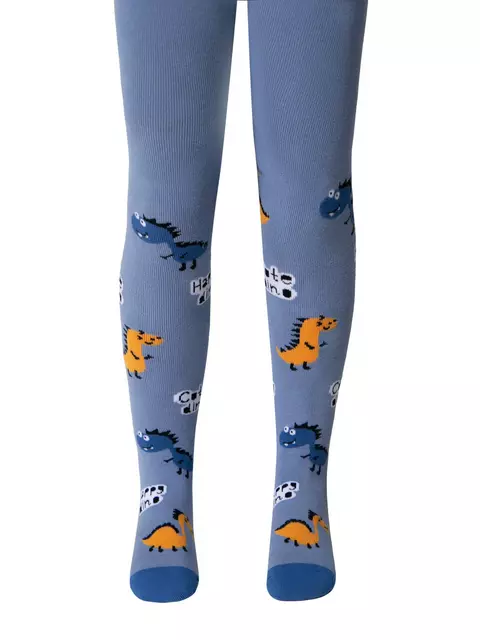 Колготки детские conte-kids sof-tiki (махровые внутри) 656 джинс, 7С-38СП, 104-110 (16), CONTE-KIDS,  - 4