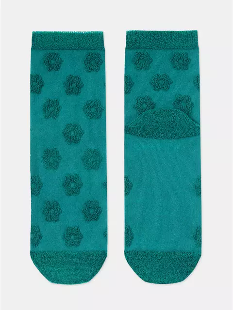 Женские махровые носки из хлопка conte comfort 548 темно-бирюзовый, 23С-17СП, 36-38 (23-25), CONTE ELEGANT,  - 4