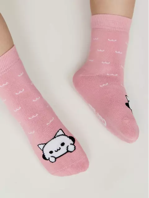 Махровые носки для малышей sof-tiki 525 светло-розовый, 7С-46СП, 14, CONTE-KIDS,  - 3