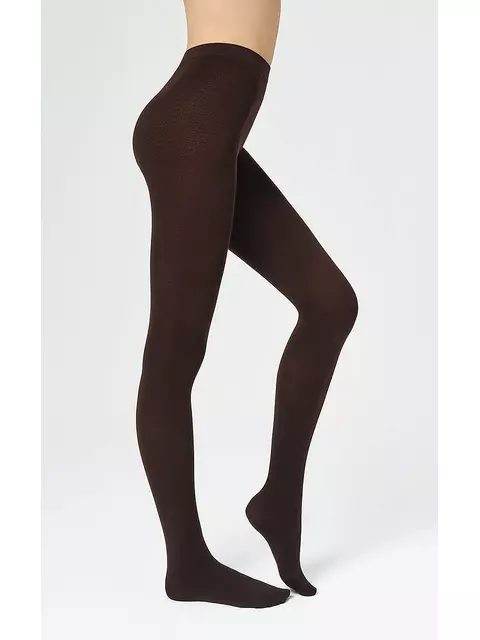 Женские теплые колготки minimi cotone 160 moka, , 3, MINIMI, - 1