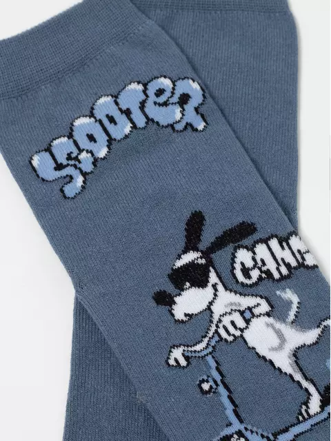 Носки детские с рисунками tip-top 986 джинс, 5С-11СП, 18, CONTE-KIDS,  - 3