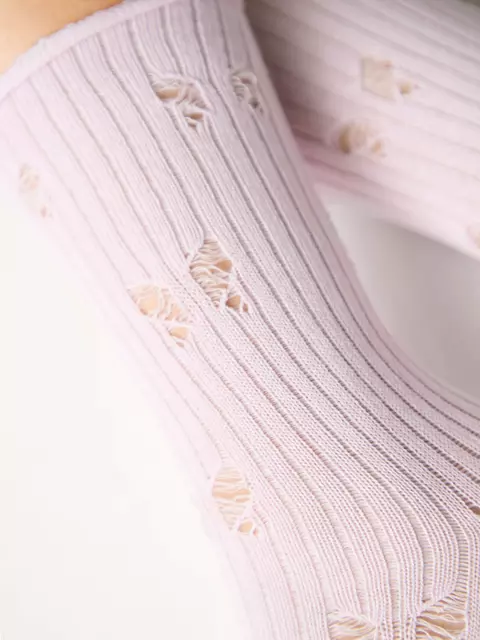 Ажурные носки без резинки classic 628 светло-розовый, 24С-99СП, 36-38 (23-25), CONTE ELEGANT,  - 5