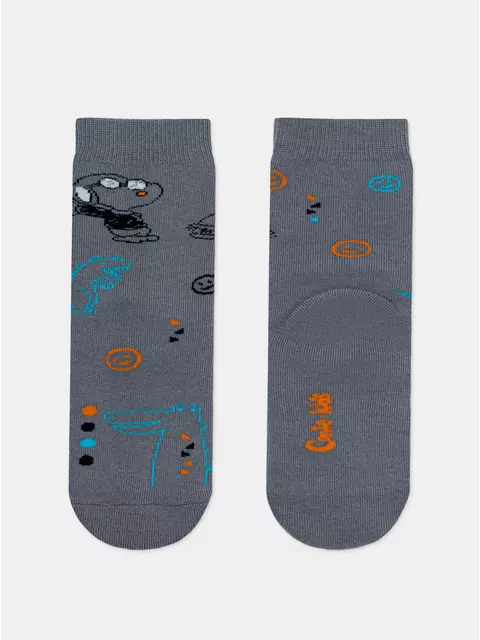 Детские носки (махровые) sof-tiki 765 серый, 21С-13СП, 16, CONTE-KIDS,  - 3