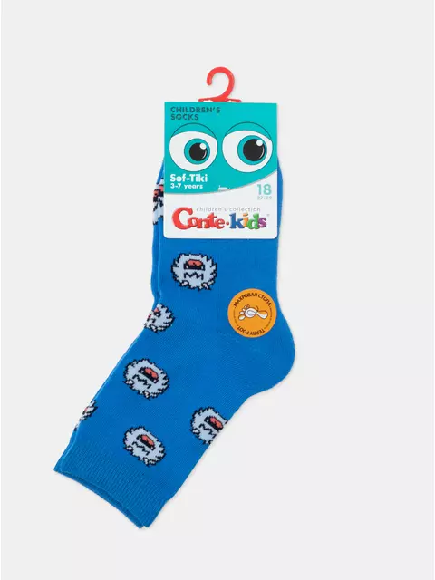 Детские носки (махровая стопа) sof-tiki 767 синий, 24С-69СП, 16, CONTE-KIDS,  - 8