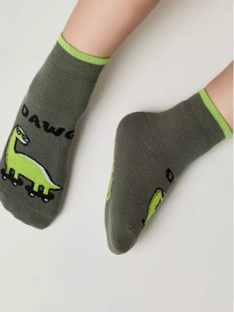 Махровые носки для малышей sof-tiki 573 хаки, 7С-46СП, 12, CONTE-KIDS,  - 3