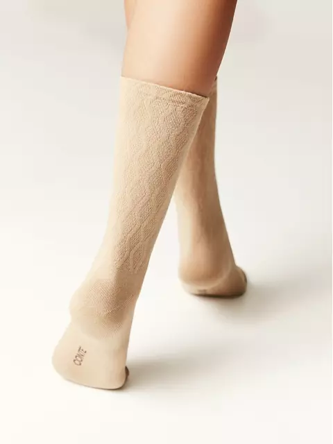 Носки женские удлиненные active 620 бежевый, 24С-73СП, 36-38 (23-25), CONTE ELEGANT,  - 2