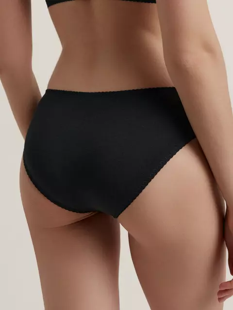 Трусы женские бикини из хлопка conte basic collection lb 2002.9 black, 22С-2290ТСП, 90/XS, CONTE ELEGANT,  - 2